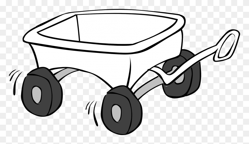Wagon Clipart Black And White - Wheel Clipart Black And White