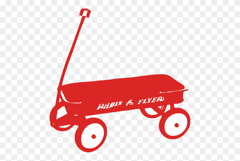 493x504 Wagon Clipart Transparent - Red Wagon Clipart
