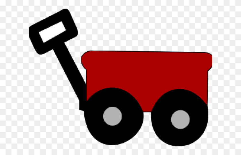 640x480 Wagon Clipart Transparent - Red Wagon Clipart