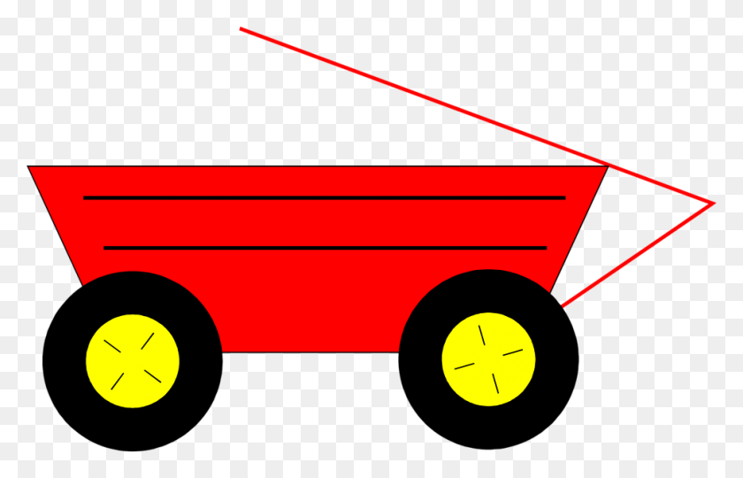 958x590 Wagon Free Stock Photo Illustration Of A Red Wagon - Covered Wagon Clipart Free