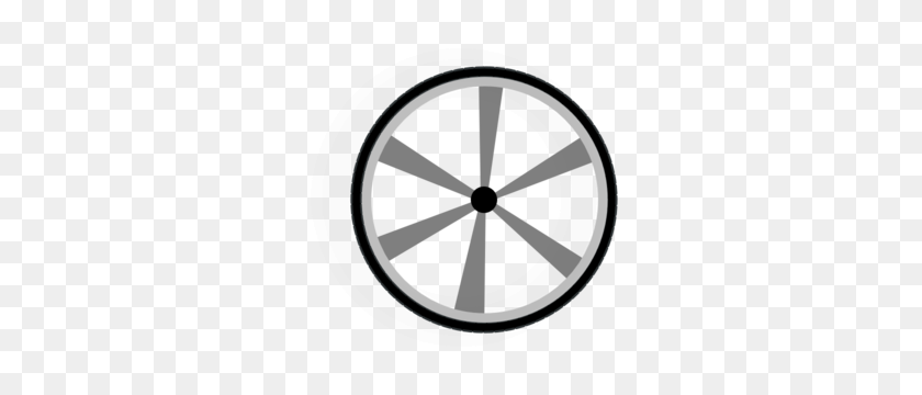 300x300 Wagon Wheel Gray Clip Art - Wheel Clipart