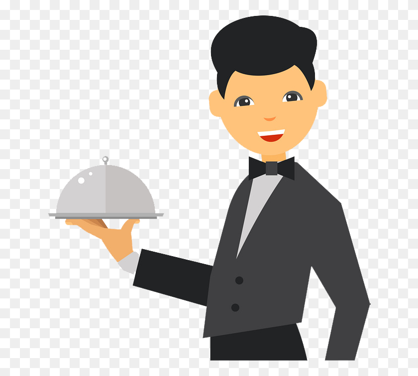 650x696 Waiter Png Free Background - Waiter PNG