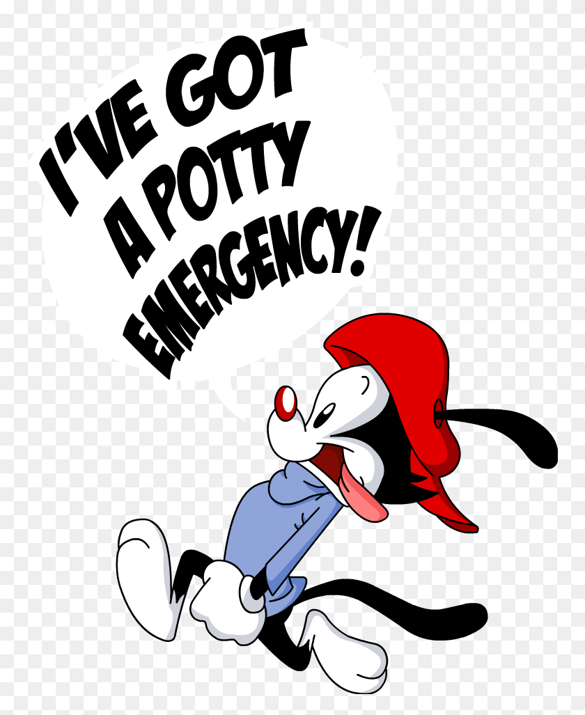 763x967 Wakko Potty Animaniacs - Potty Clipart