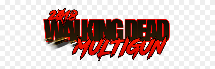 537x212 Walking Dead Multigun - Walking Dead Logo Png