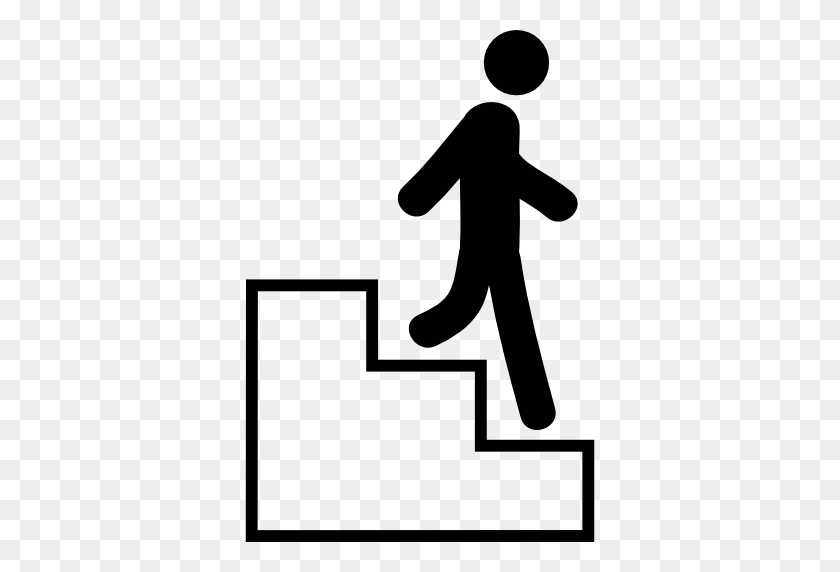 512x512 Walking Down Stairs Clipart Clip Art Images - People Walking Clipart