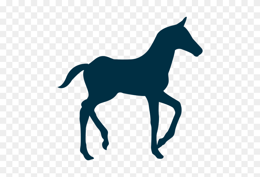 512x512 Walking Horse Silhouette - Horse Silhouette Clip Art