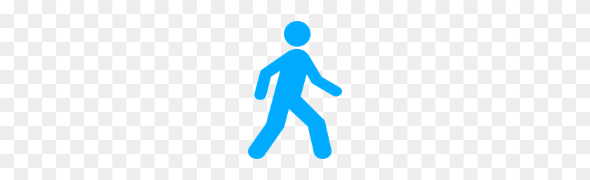 134x197 Walking Man Blue Png, Clip Art For Web - Man Walking Clipart