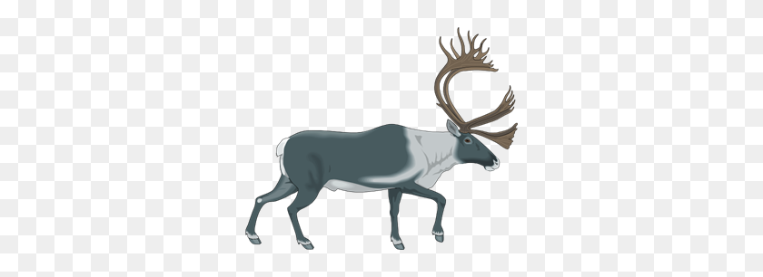 300x246 Walking Moose Png, Clip Art For Web - Moose Antlers Clipart