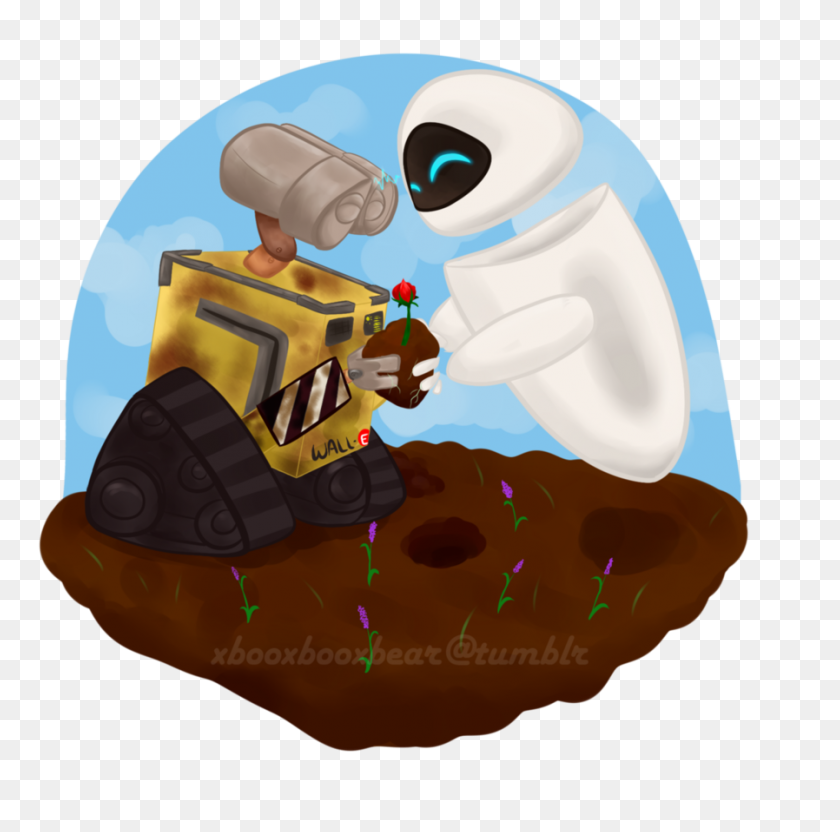 898x889 Wall E And Eve - Wall E PNG