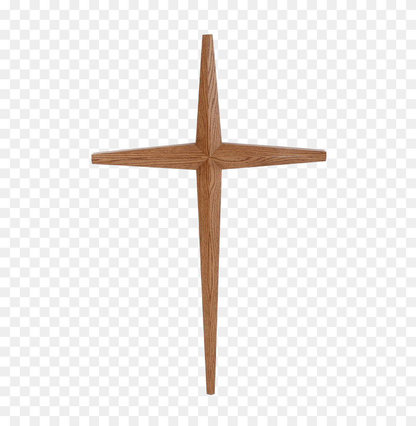 546x800 Wall Mounted Starburst Cross - Wood Cross PNG