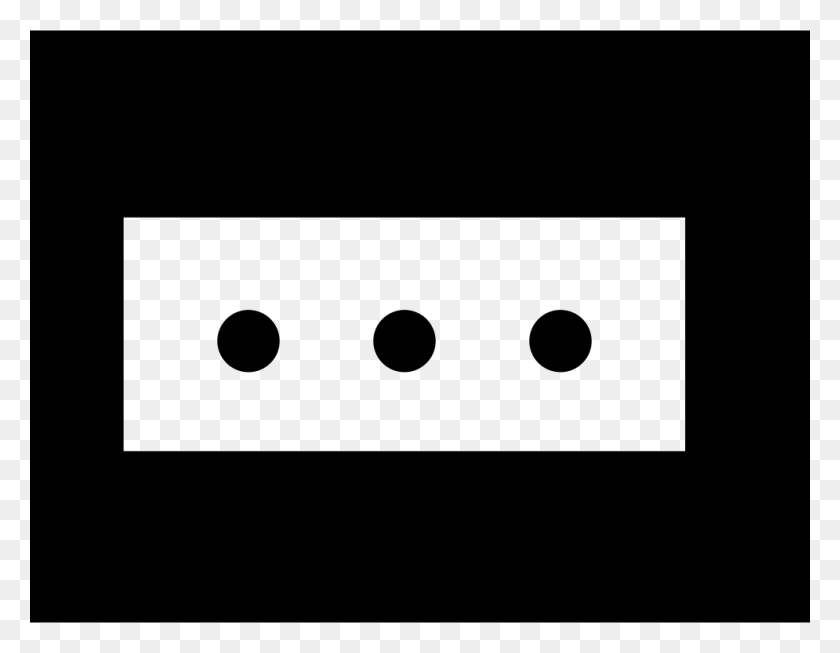 980x746 Wall Socket Of Three Holes In Rectangular Shape Png Icon Free - Hole In Wall PNG