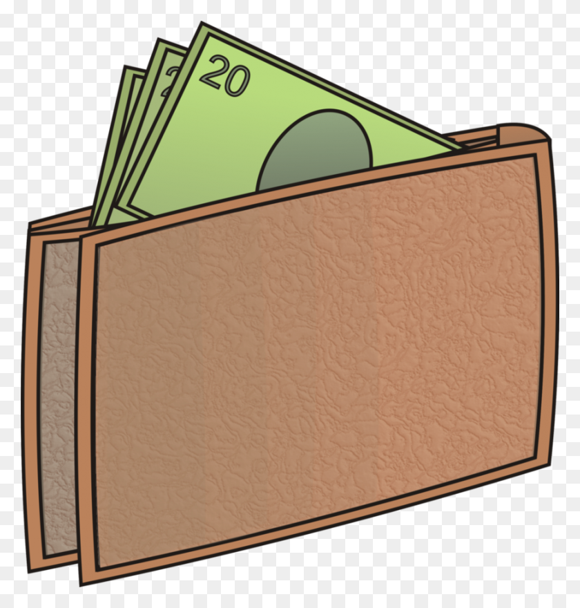 871x916 Wallet Clipart Transparent Background - Wood Background Clipart