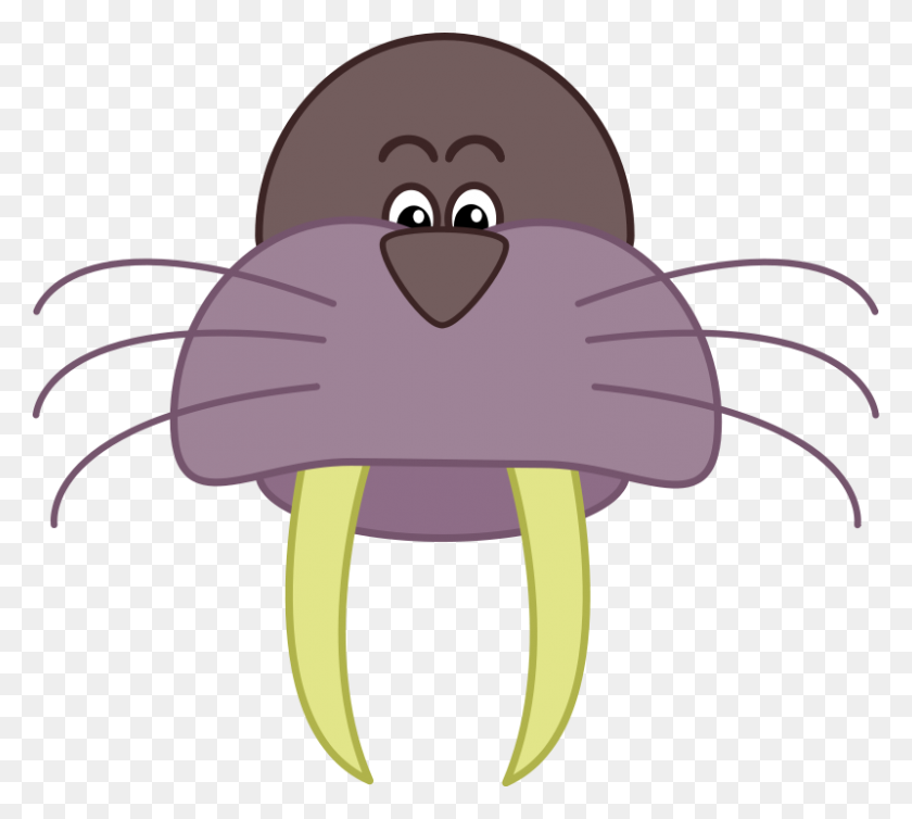 800x712 Walrus Clipart - Batman Clipart Free