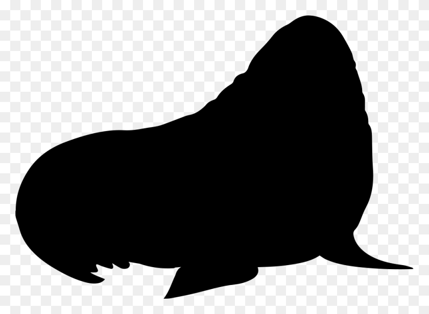 981x700 Walrus Mammal Silhouette Png Icon Free Download - Walrus PNG