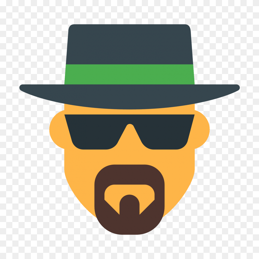 1600x1600 Walter White Icon - Breaking Bad PNG