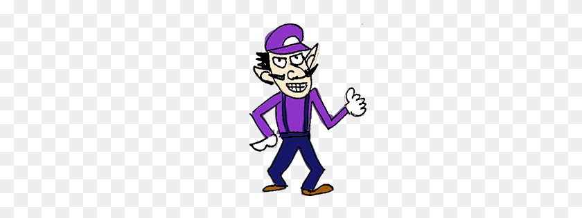 256x256 Waluigi Has Never Once Appeared In A Wario Game Resetera - Waluigi Head PNG