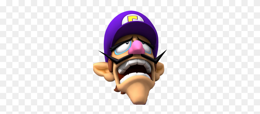 238x308 Waluigi's Blog You Have Been Visited - Waluigi Head PNG