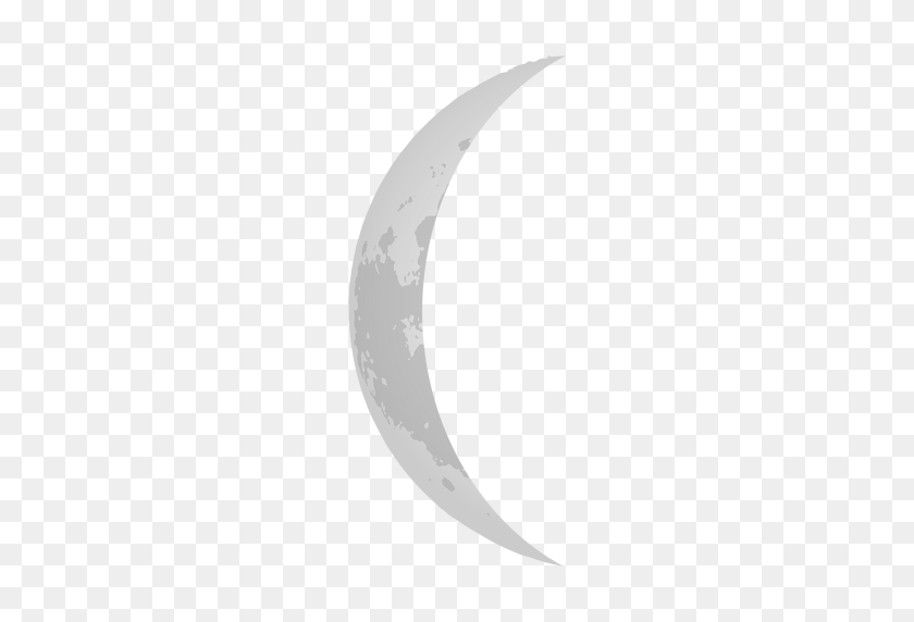 512x512 Icono De La Luna Creciente Menguante - Luna Creciente Png