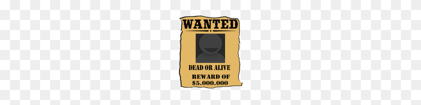 150x150 Wanted Poster Ricercato - Wanted Poster PNG