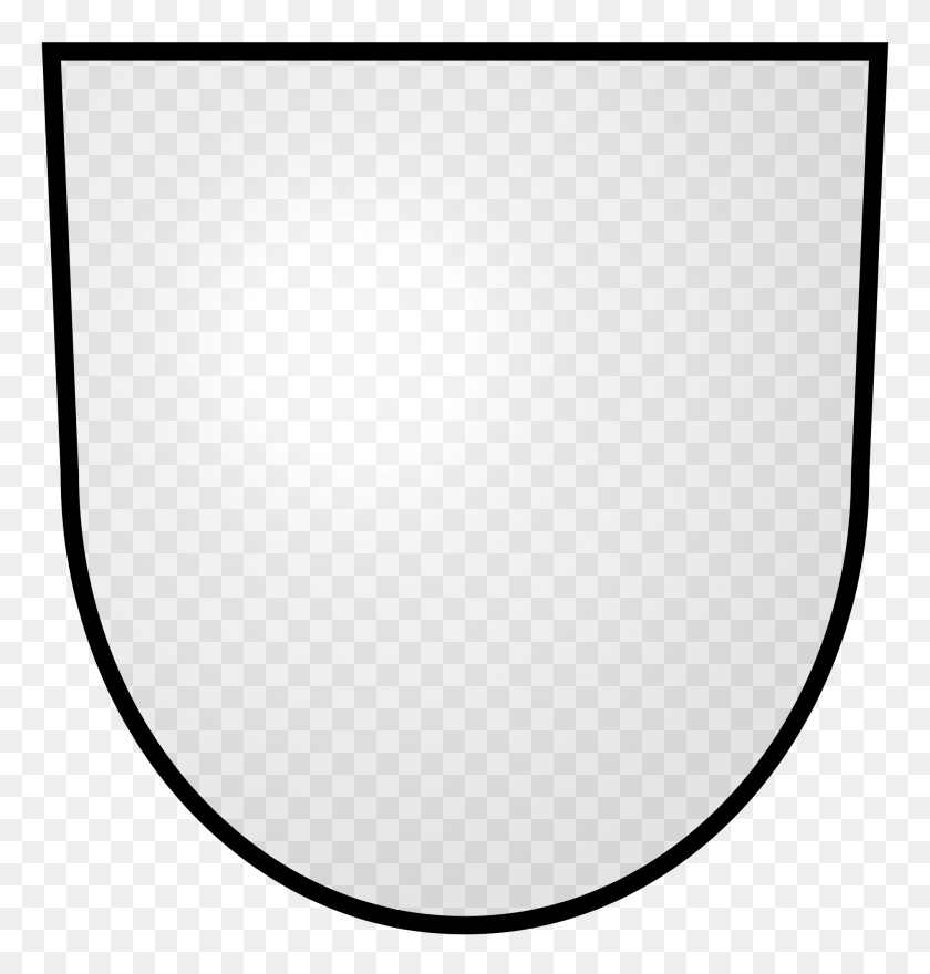 2000x2105 Wappen Schild Blank - Png En Blanco
