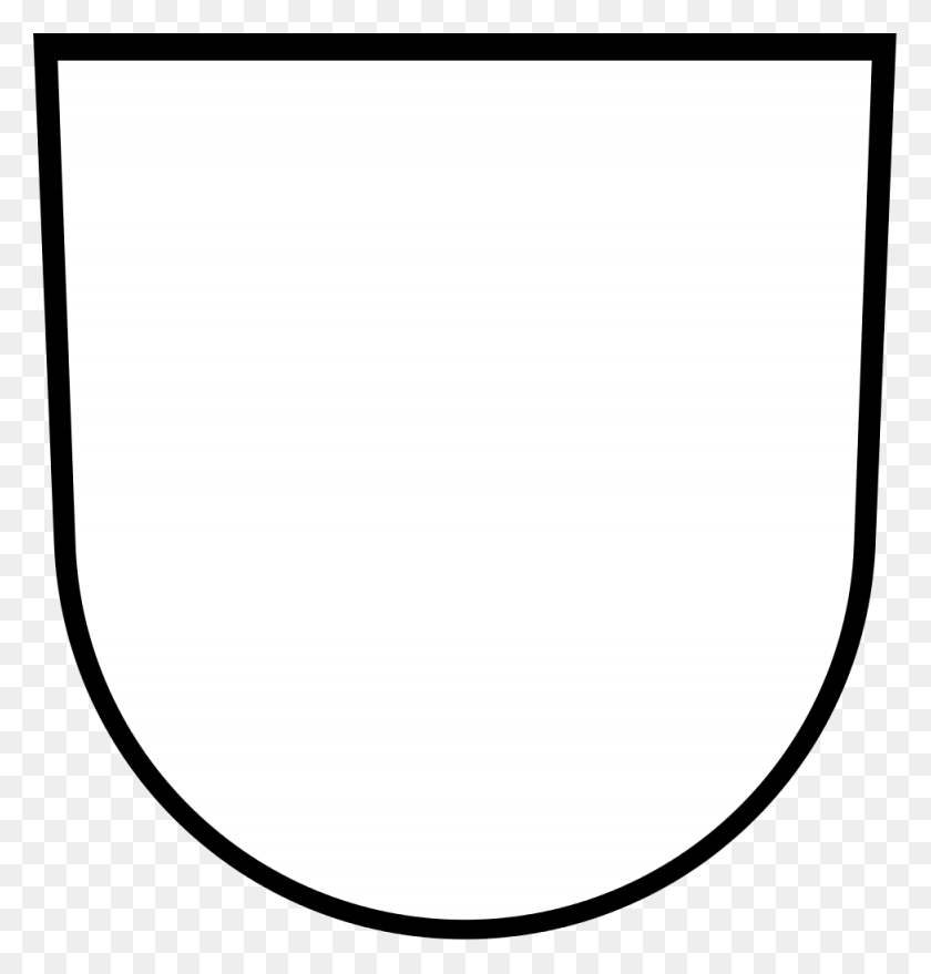 975x1024 Wappen Vorlage Baden - Simple Banner Clipart