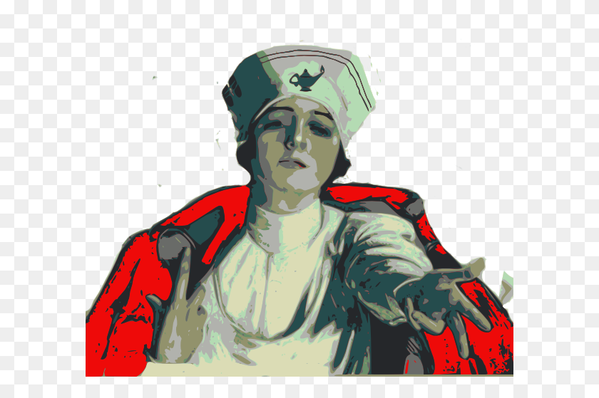 600x499 War Medical Nurse Clip Art - Nurse And Patient Clipart