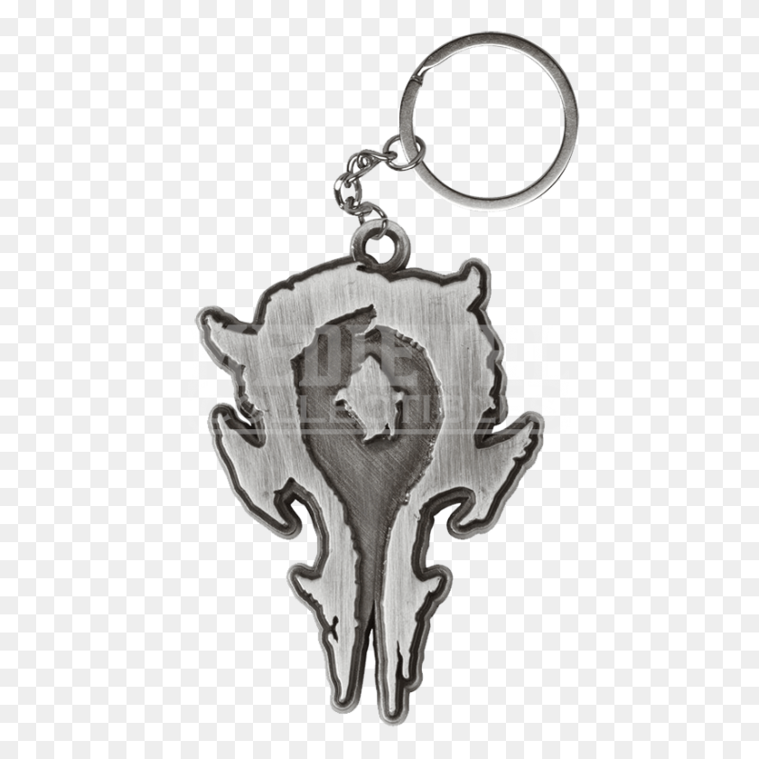850x850 Warcraft Movie Horde Logo Metal Keychain - Horde Symbol PNG