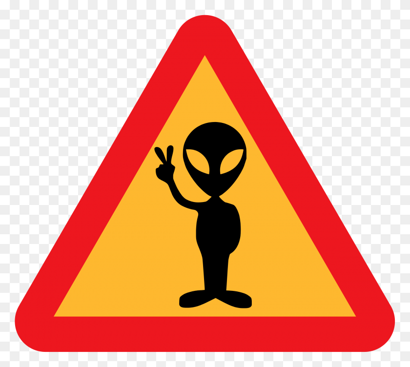2400x2132 Warning For Aliens Icons Png - Warning PNG