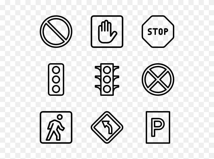 600x564 Warning Sign Icons - Caution Sign PNG