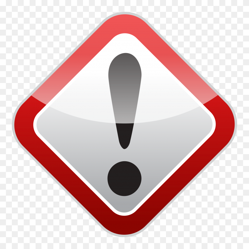 5000x5000 Warning Sign Png Clipart - Road Sign PNG