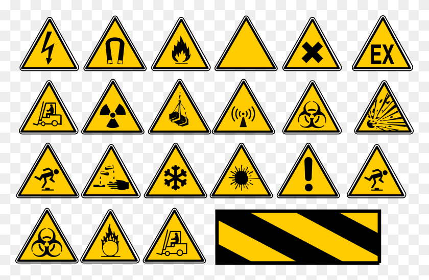 2400x1507 Warning Signs - Warning Sign PNG
