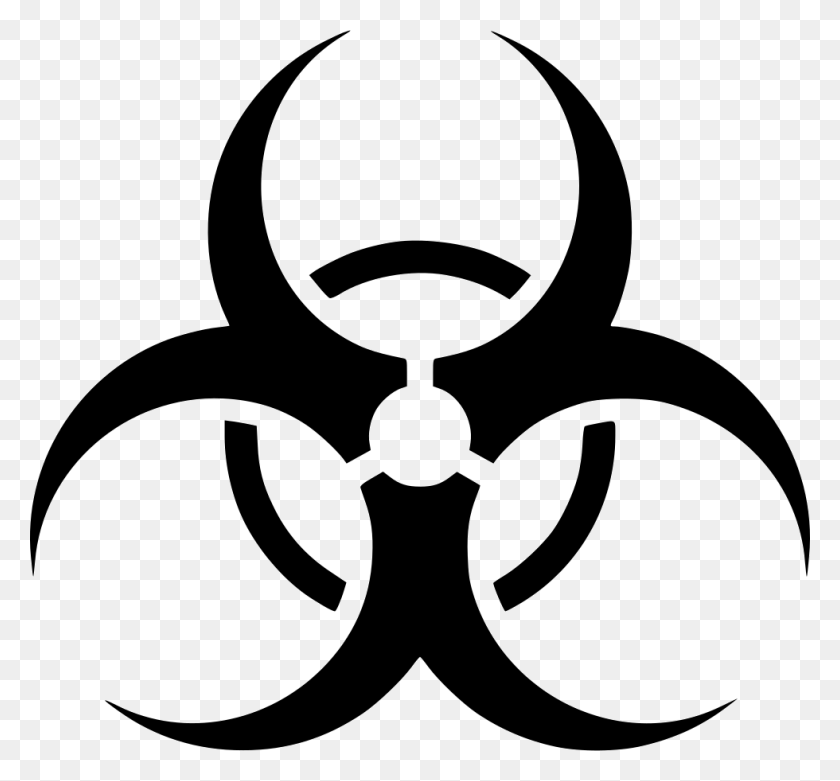 980x906 Warning Virus Danger Biohazard Biological Epidemic Bio Hazard - Danger PNG