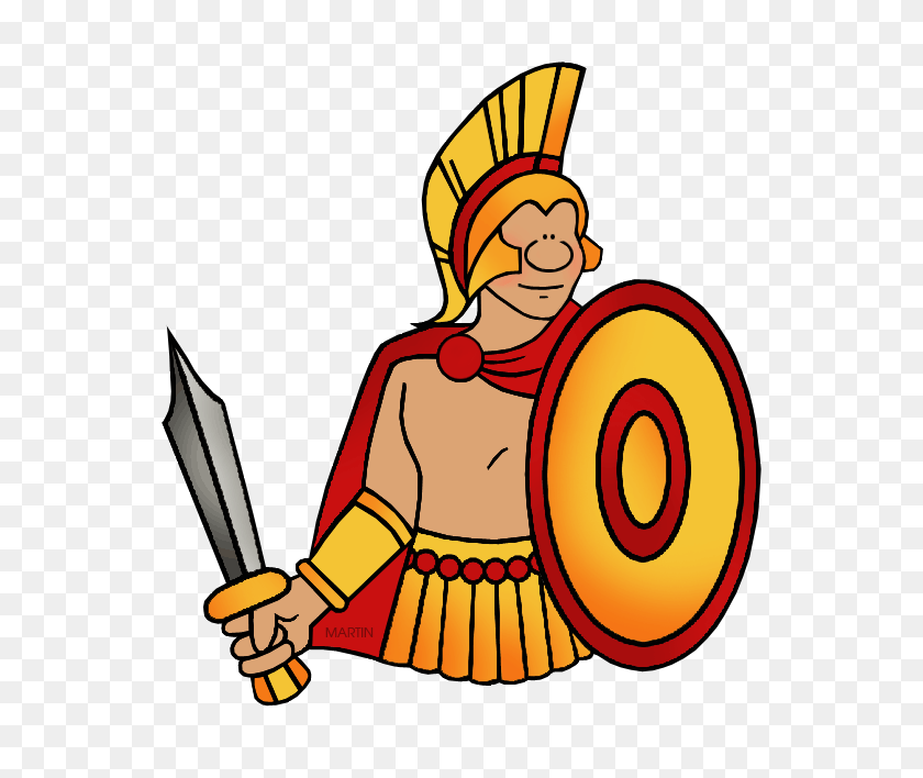 574x648 Воин Клипарт Греческой Цивилизации - Воин Клипарт