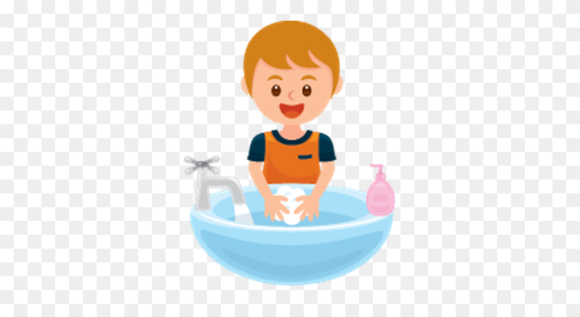 353x399 Washing Hands Clipart Group With Items - Stress Ball Clipart
