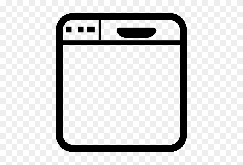 512x511 Washing Machine, Washing, Cleaning Icon With Png And Vector Format - Washing Machine Clipart Black And White