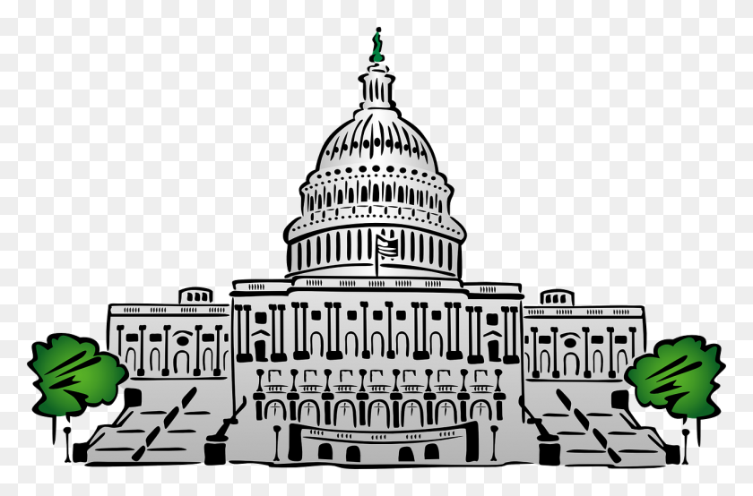 1280x812 Washington Dc Capitol Building Png Transparent Images - Washington Dc Clipart