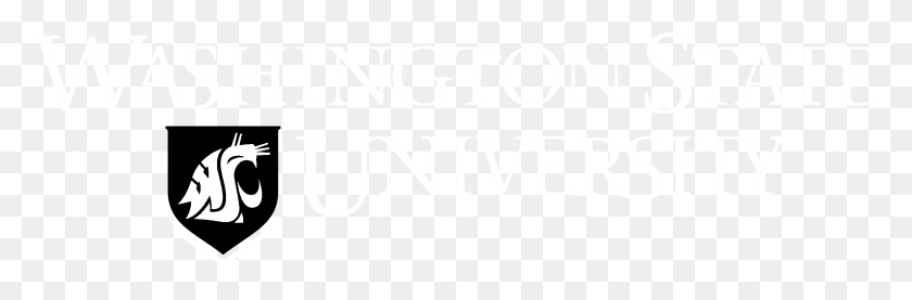 2400x668 Логотип Университета Штата Вашингтон Png С Прозрачным Вектором - Штат Вашингтон В Png
