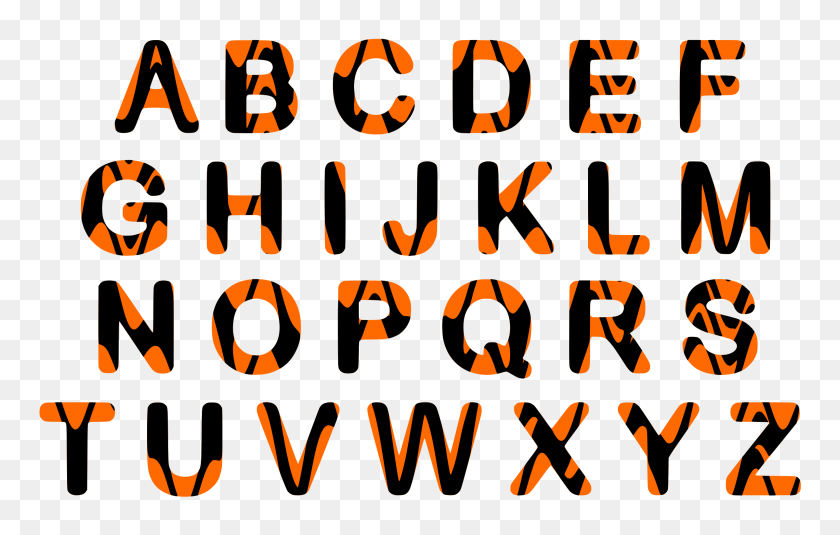 2400x1464 Waspish Alphabet Uppercase Icons Png - Alphabet PNG
