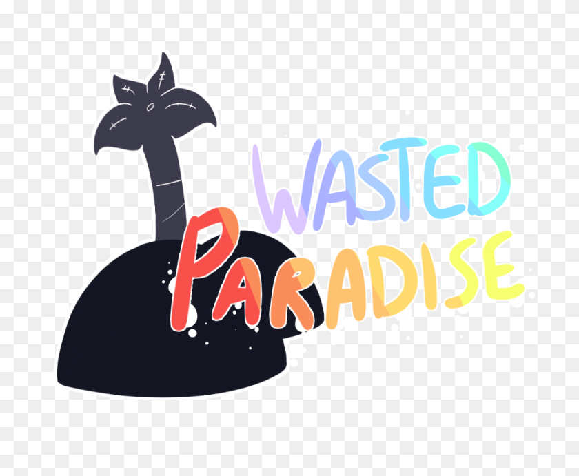 1000x810 Wasted Paradise {logo} - Wasted PNG
