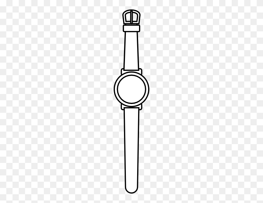 114x588 Watch Clip Art Images - Watch Clipart Black And White