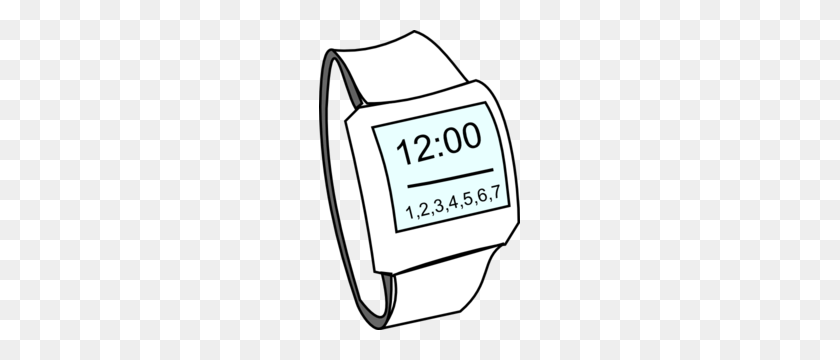 201x300 Watch Clipart Black And White - Watch Clipart Black And White