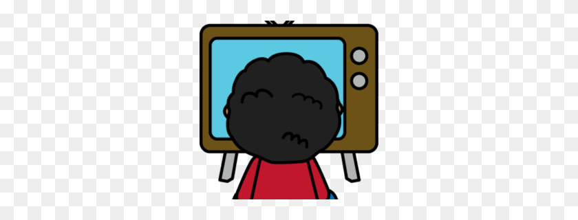 260x260 Watching Tv Clipart - The Walking Dead Clipart