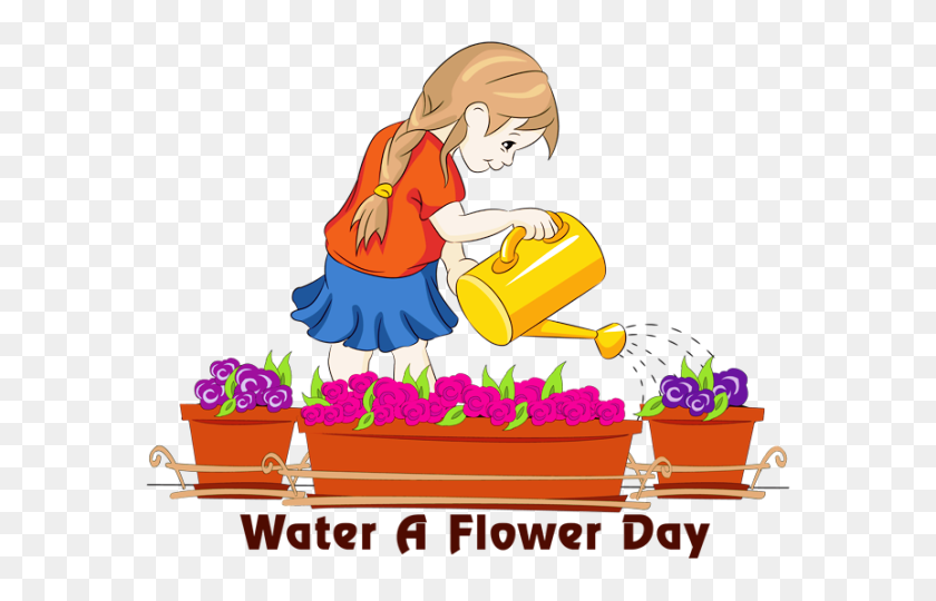 611x480 Water A Flower Day Sms, Wishes, Messages, Greetings - Water Day Clip Art
