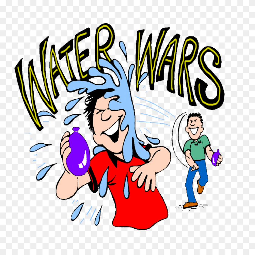 1024x1024 Water Balloon Clip Art - Kids Playing Outside Clipart