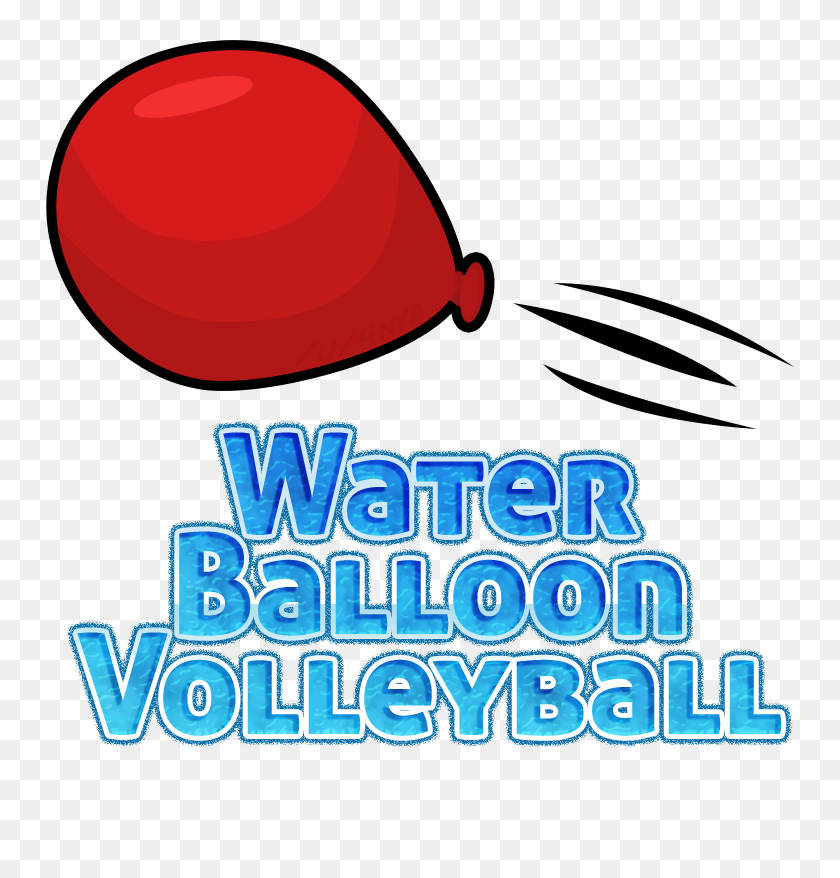 768x818 Water Balloon Volleyball - Water Balloon Clipart