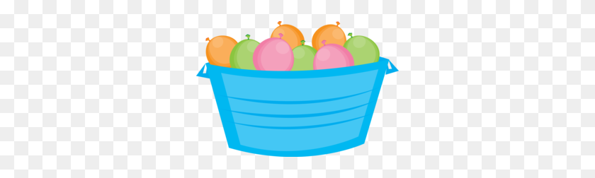 286x192 Water Balloons Cliparts Free Download Clip Art - Water Play Clipart