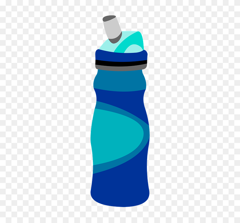 396x720 Water Bottle Clipart - Pouring Water Clipart