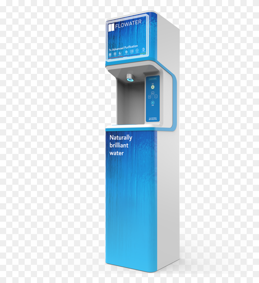 768x859 Water Bottle Refill Station L Technology L Flowater - Water Fountain PNG