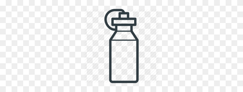 260x260 Water Bottles Clipart - Baby Bottle Clipart Free