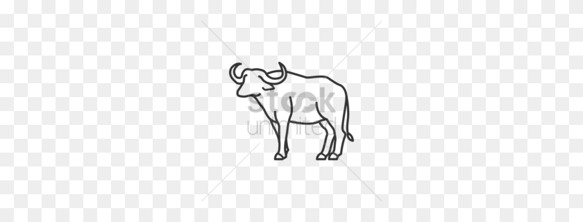260x260 Water Buffalo Black And White Clipart - Dripping Faucet Clipart